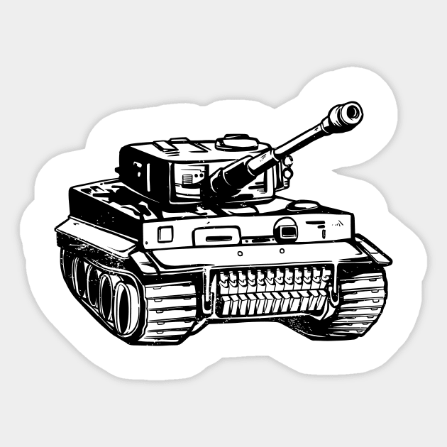 tank Sticker by HBfunshirts